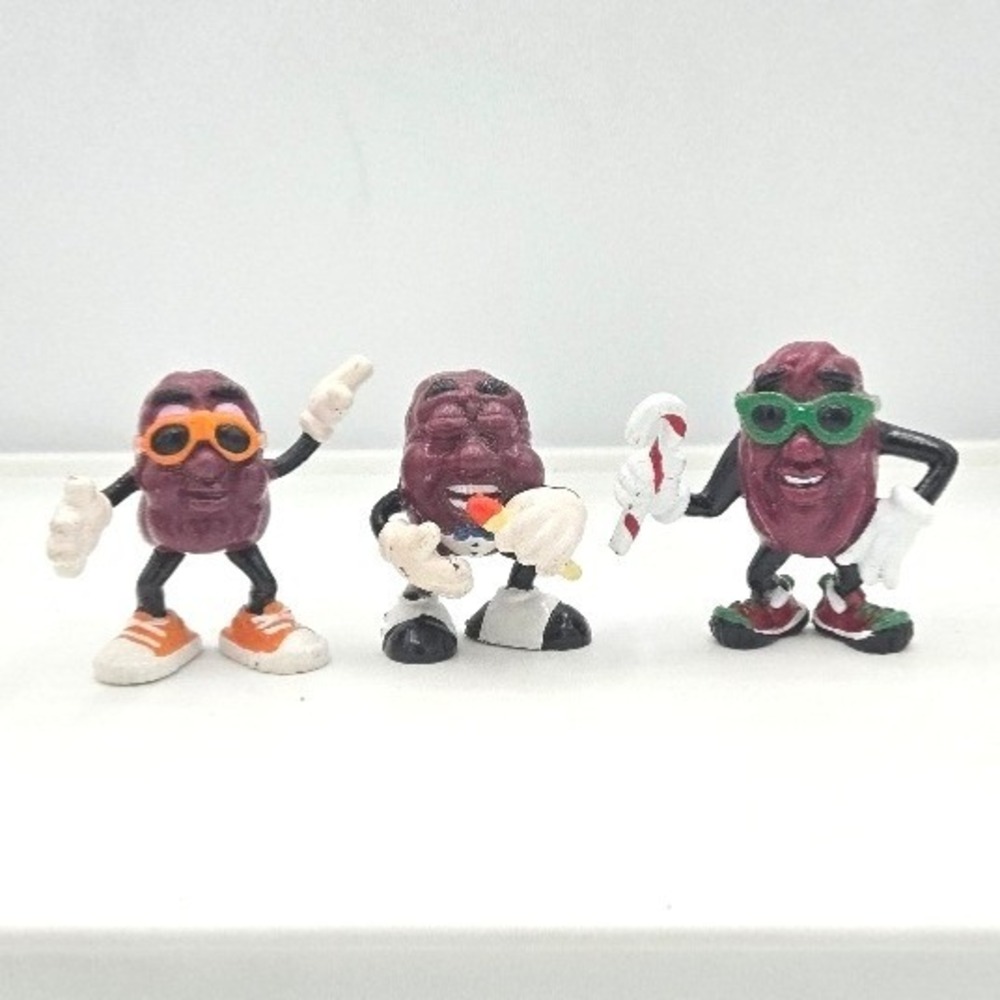 Vintage California Raisins PVC Figure Lot - 1980s Applause Collectibles